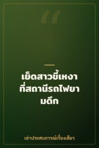เย็ดสาวขี้เหงาที่สถานีรถไฟยามดึก