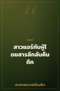 สาวแอร์กับผู้โดยสารลึกลับคืนดึก