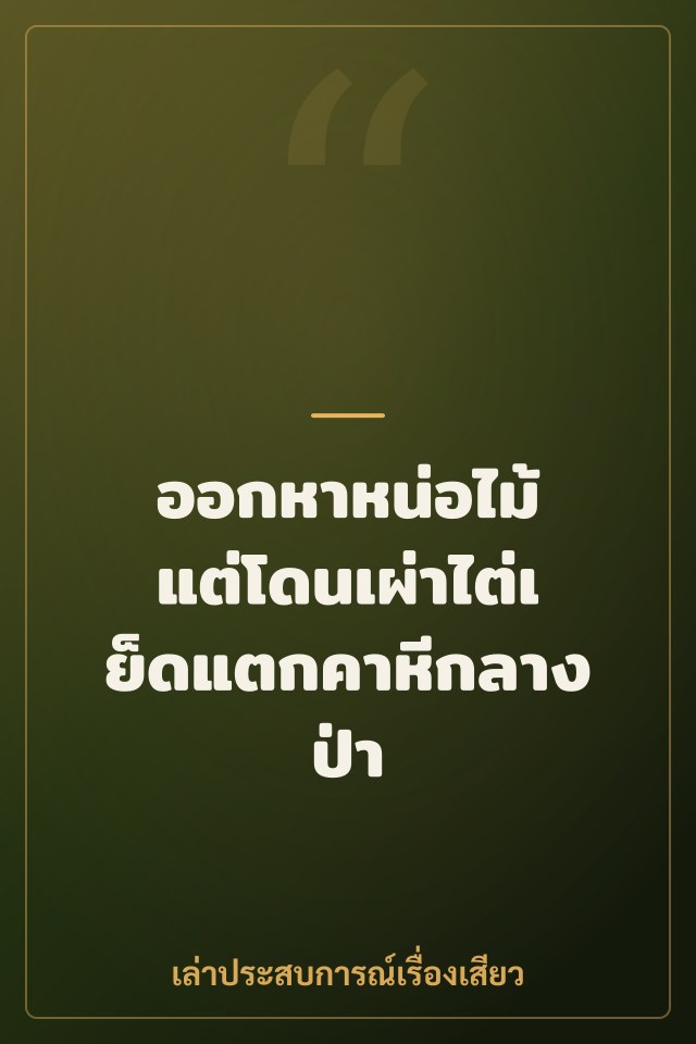 ออกหาหน่อไม้ แต่โดนเผ่าไต่เย็ดแตกคาหีกลางป่า