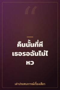 คืนนั้นที่หีเธอรอฉันไม่ไหว